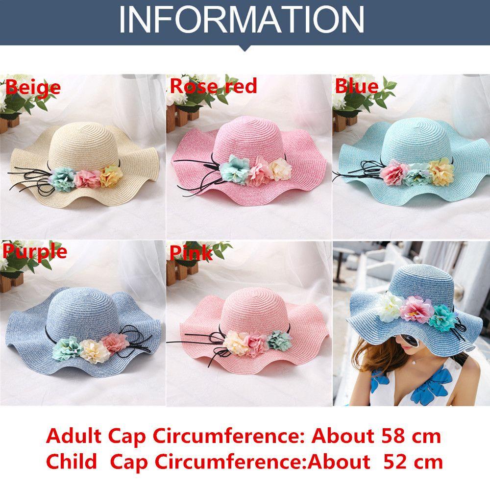 Mũ Cói Rộng Vành Đính Hoa Dễ Thương Cho Nữ