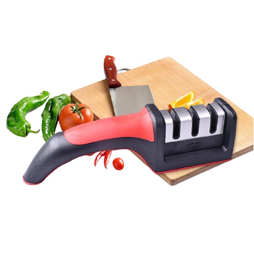 [Thánh Mài Dao] Dụng Cụ Mài Dao Kéo Cầm Tay 3 Lưỡi Siêu Bền, Siêu Chắc