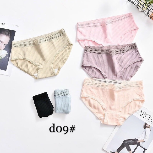 QUẦN LÓT GÂN TĂM D09 MẪU MỚI