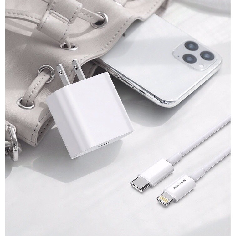 Sạc nhanh iPhone 20W USB-C SENDEM - (Bảo hành 12 tháng)