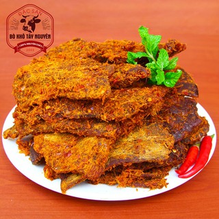 Thịt Bò Khô Tây Nguyên Thượng Hạng - Nguyên Chất 100% - Loại Miếng 500Gr