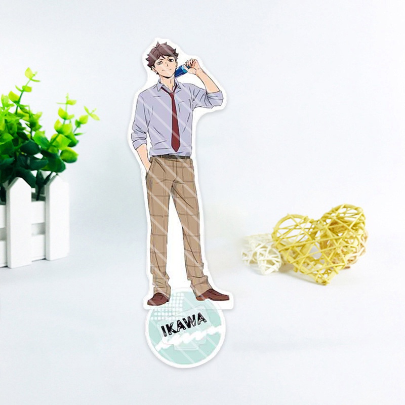 Mô hình các nhân vật trong phim anime Haikyuu bằng acrylic dạng đứng để bàn trang trí