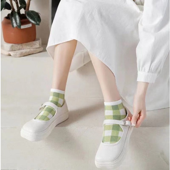 Tất Vớ nữ Ulzzang cổ ngắn chủ đề quả chanh cực cute BAG U TCHANH07