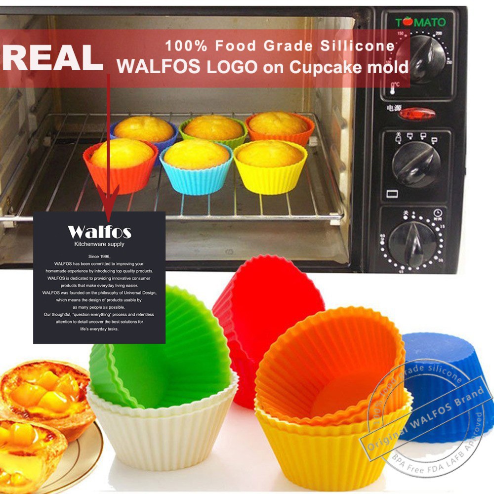 Bộ 2 khuôn làm bánh silicone Walfos