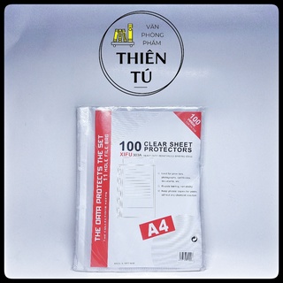 Bìa lỗ 3 lạng, Bìa lá lỗ 300g nilong đựng tài liệu, File ni lông đựng hồ sơ, Bìa sơ mi đục lỗ, Bìa lá 11 lỗ đựng giấy A4
