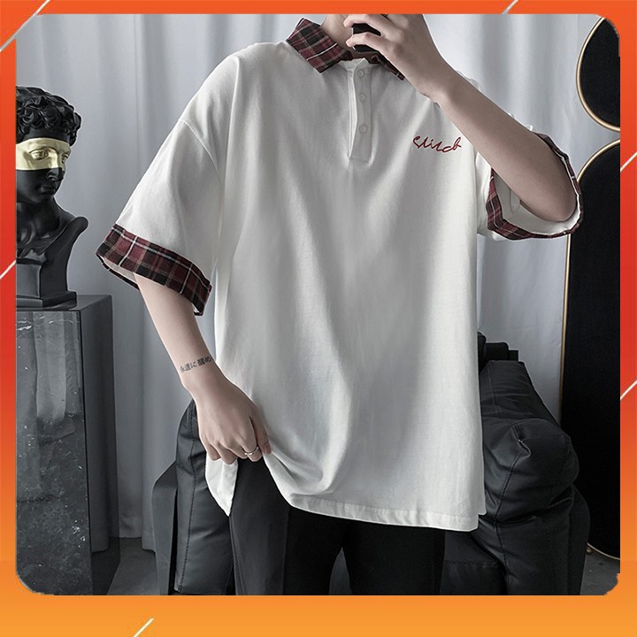 Áo thun nam POLO viền Caro thiết kế vải cotton cao cấp ngắn tay cực sang trọng và lịch sự