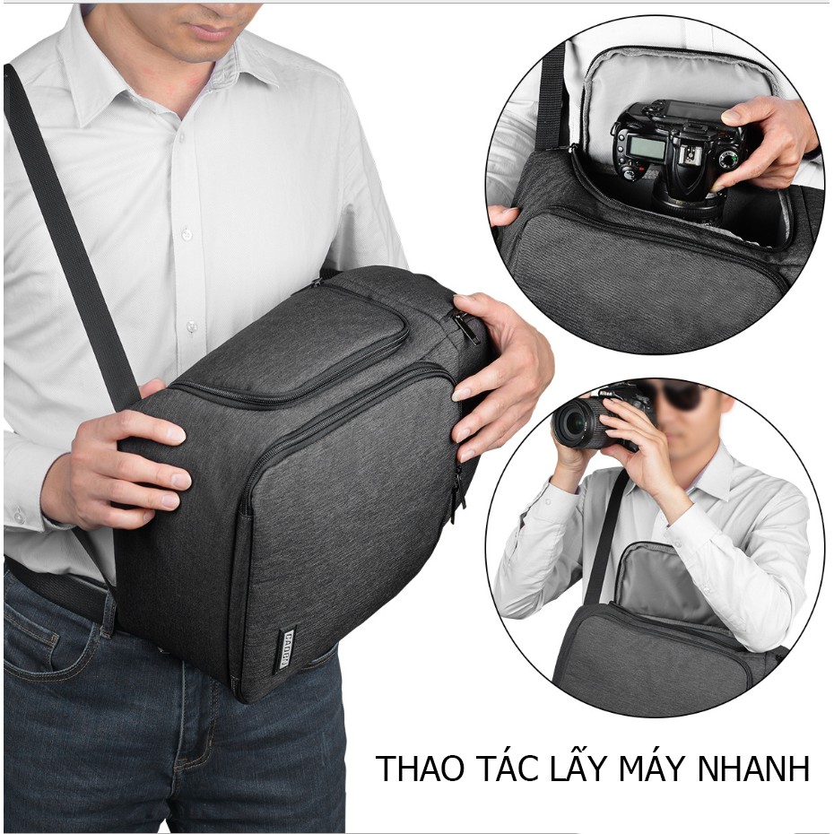 BALO MÁY ẢNH THAO TÁC NHANH - CHỐNG NƯỚC