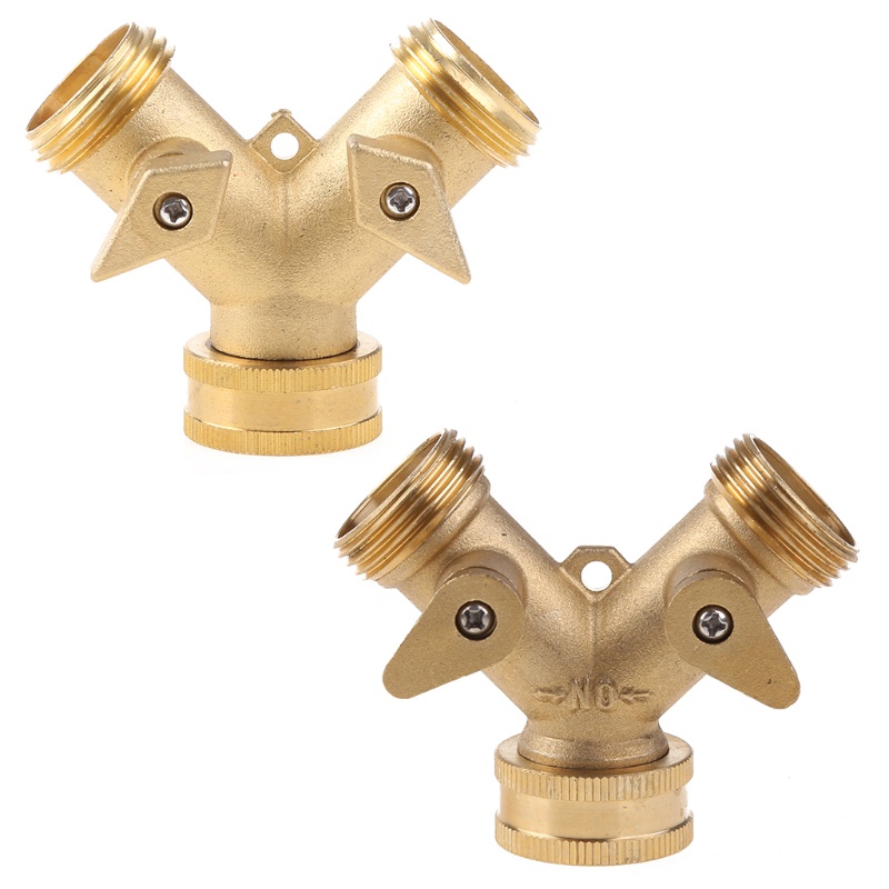 Đầu Nối Ống Nước Hai Chiều Hình Chữ Y Bằng Đồng Thau 3 / 4 &quot;