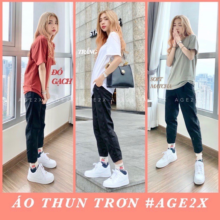 16 Màu áo thun trơn chính hãng AGE2X | BigBuy360 - bigbuy360.vn