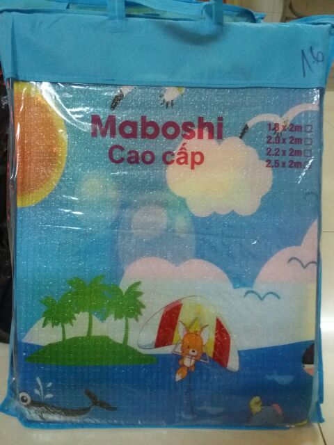 Thảm maboshi 2 mặt mẫu mới chống thấm chống trượt cho bé yêu. M1.6-2M