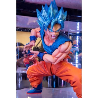 Mô hình Figure Dragon Ball nhân vật Son Goku-Maximactic Vol 2 Super Saiyan God tóc xanh chính hãng (Box và NoBox)