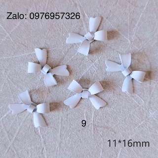Nơ gắn móng  set 20 nơ，5 màu