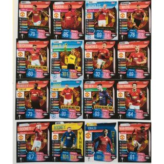 Full set 16 cầu thủ ManChester United + Barca + spain