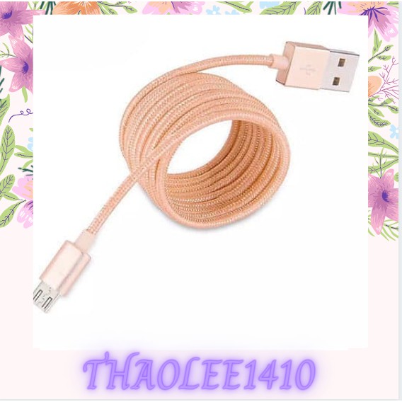 Dây Sạc IPhone, Android Dài 3M Bọc Dù, Vô Cùng Tiện Lợi