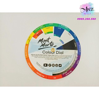 Bảng Hướng dẫn pha màu Mini Mont Marte -𝗖𝗼𝗹𝗼𝘂𝗿 𝗗𝗶𝗮𝗹