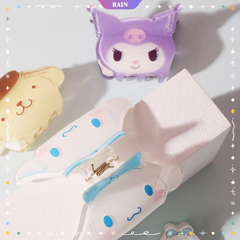 SANRIO Kẹp Tóc Hình Cinnamoroll My Melody Dễ Thương Dành Cho Nữ