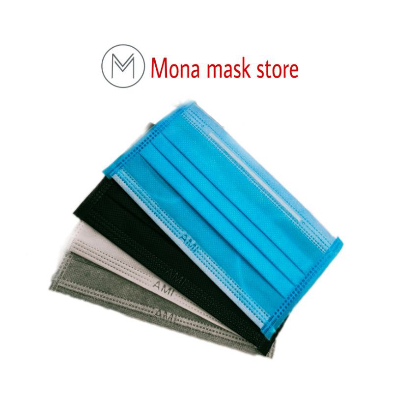 Combo 10c khẩu trang y tế Ami - Mona mask store