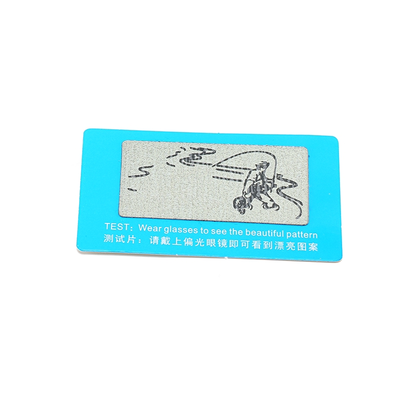 Kính mát phân cực kiểm tra thẻ phân cực