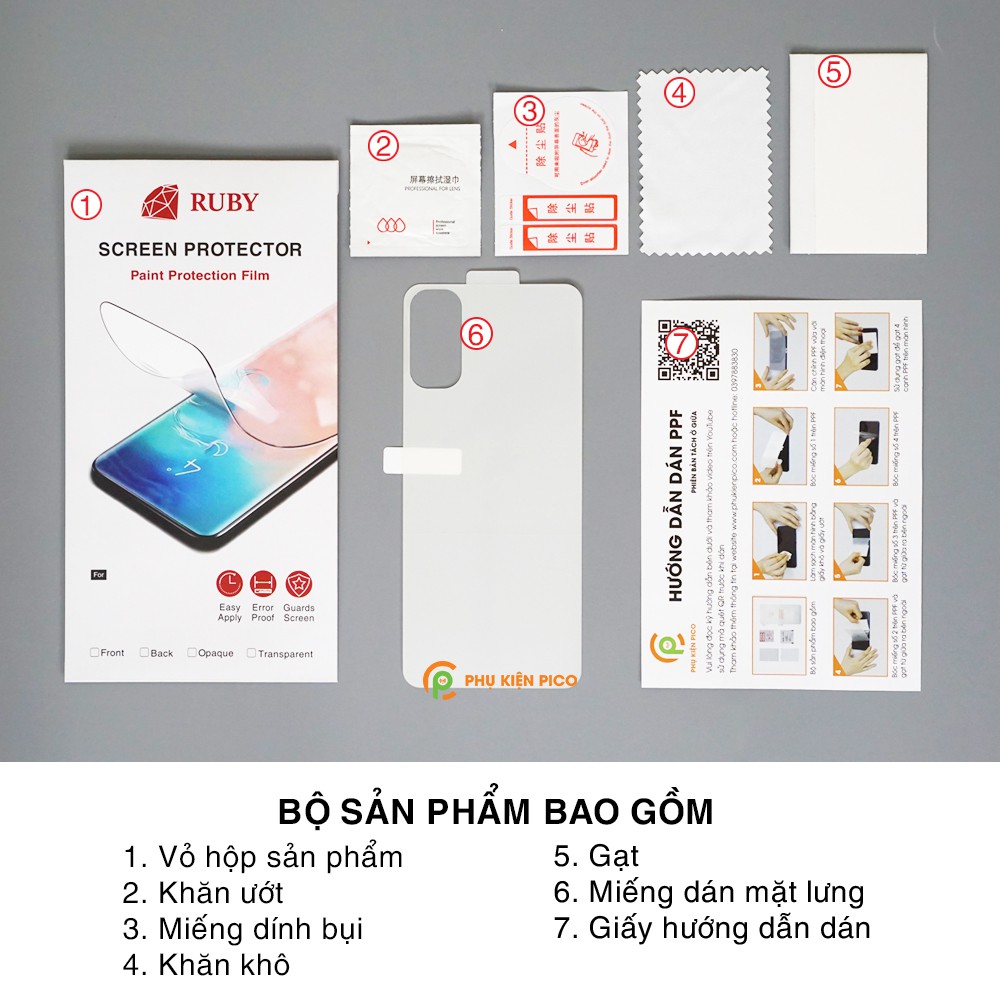 Dán lưng Samsung S20 full mặt lưng Mibo dẻo trong suốt PPF tự phục hồi vết xước - Dán dẻo Samsung Galaxy S20