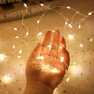 Dây đèn đom đóm trang trí Ngày Lễ Tình Yêu Tỏ Tình dài 5m tặng kèm pin