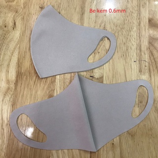 Khẩu trang vải 3D Poly khổ rộng thun co giãn