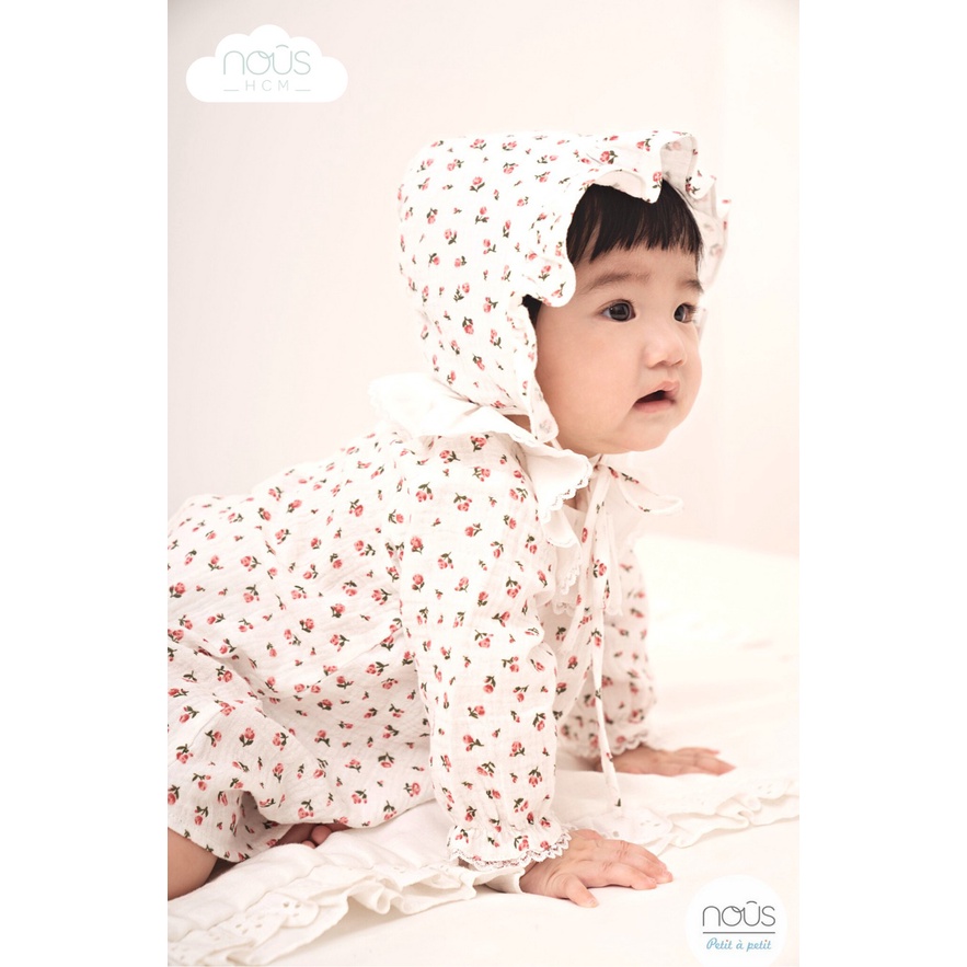 Bộ body cộc, váy họa tiết bé gái đủ màu, chất liệu premium cao cấp - Nous Bình Dương