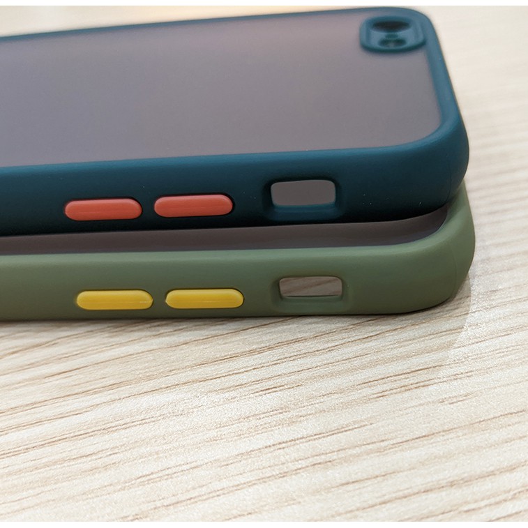 Ốp lưng nhám viền cao su bảo vệ camera iPhone 6 iPhone 6S