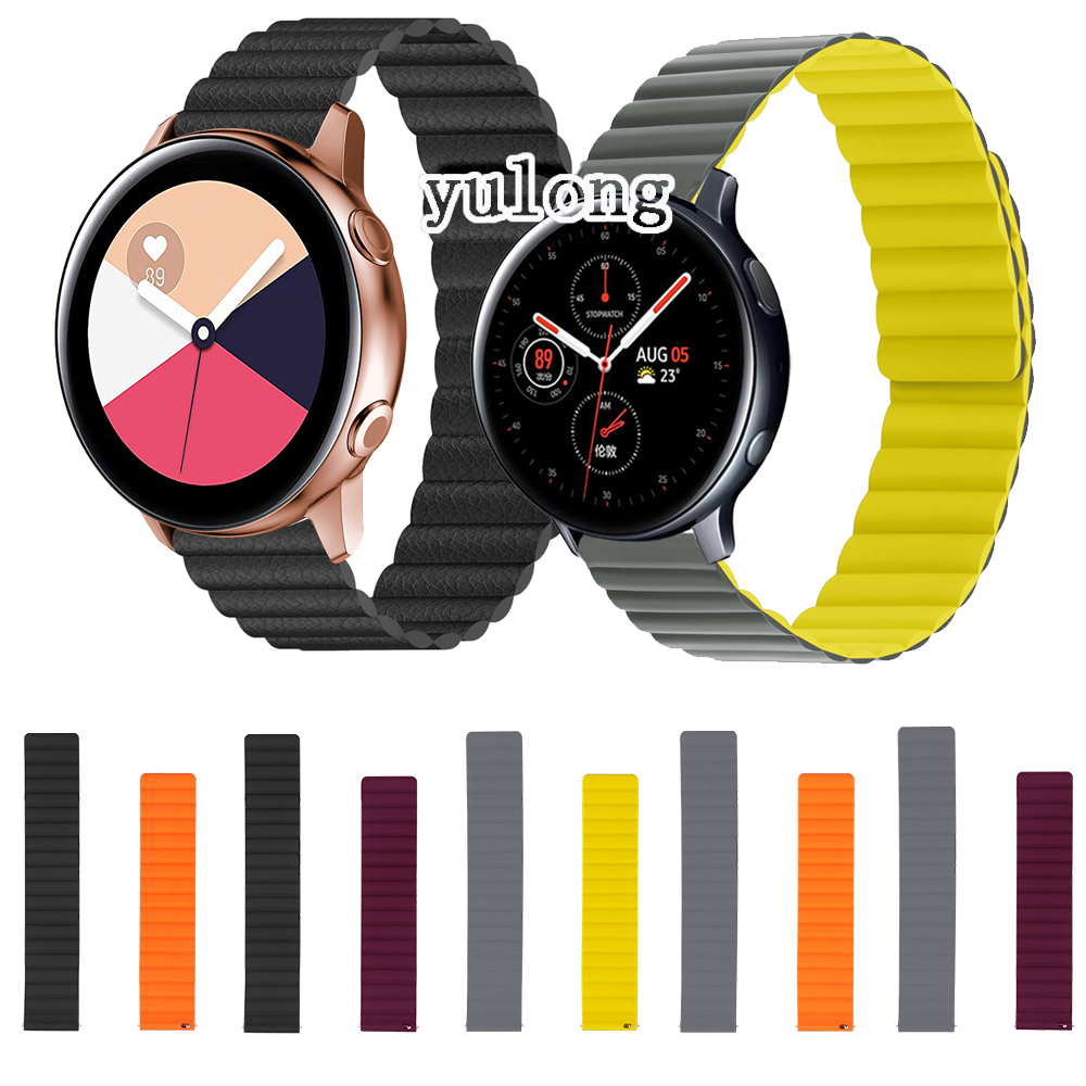 Dây Đeo Silicon Từ Tính Cho Đồng Hồ Thông Minh Samsung Galaxy watch Active 2 40mm 44mm watch 5 watch5 pro watch4 watch 4 classic 42mm 46mm