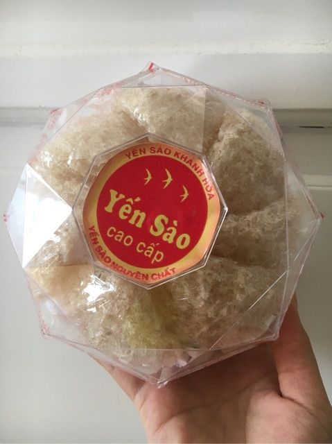 {1 lạng} Tổ Yến Sào Tinh Chế Sợi Sơ Mướp đắp tổ tặng táo đỏ, đường phèn, hạt chia - Yến Vụn miếng lớn làm sạch kết tổ