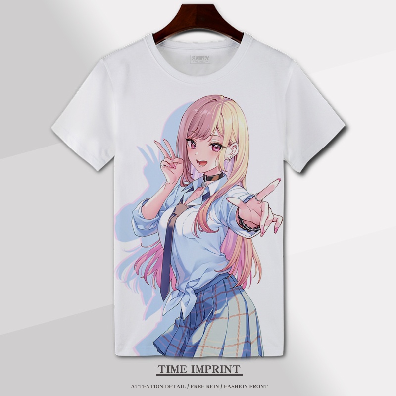 Áo Thun Nam In Hình Anime Waifu Marin Kitagawa