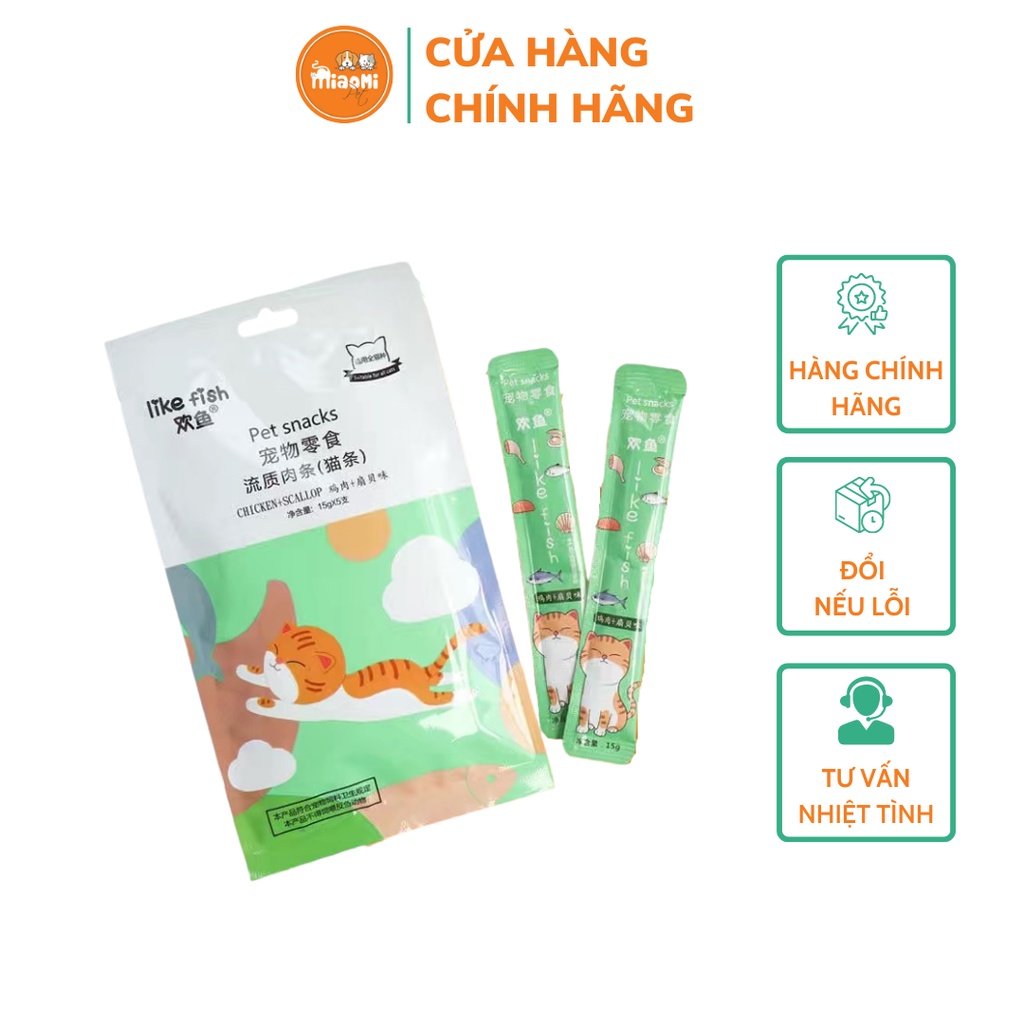 SÚP THƯỞNG LIKE FISH CHO MÈO