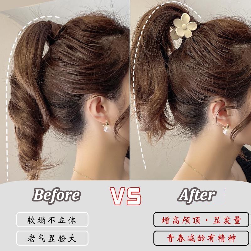Kẹp Tóc Đuôi Ngựa Hình Hoa Phong Cách Hàn Quốc Thời Trang