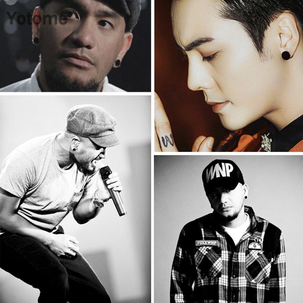 Bông Tai Nam Châm Phong Cách Punk Bằng Thép Không Gỉ Không Cần Xỏ Khuyên Cho Nam Và Nữ Dùng Trang Trí/làm Quà Tặng