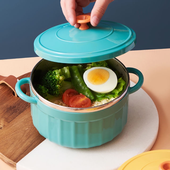 Bát Úp Mì Lõi Inox Thiết Kế Sang Trọng Ca Nấu Mì Cao Cấp Chất Liệu An Toàn Cho Sức Khỏe - Bảo Hành 1 Đổi 1 Kotic_shop