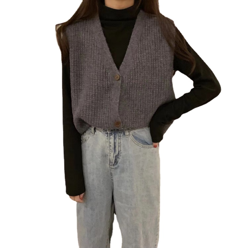 Áo Khoác Cardigan Dệt Kim Dáng Rộng Thiết Kế Mới Thời Trang Mùa Thu Theo Phong Cách Hàn Quốc Cho Nữ