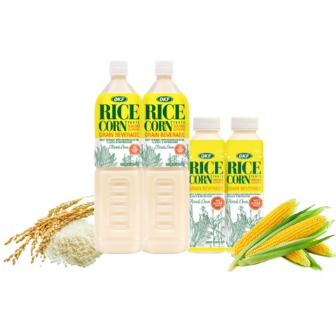 [Ko đường] Sữa Bắp Hàn Quốc OKF Rice Oat 500ml - Sữa Gạo Bắp Hàn Quốc