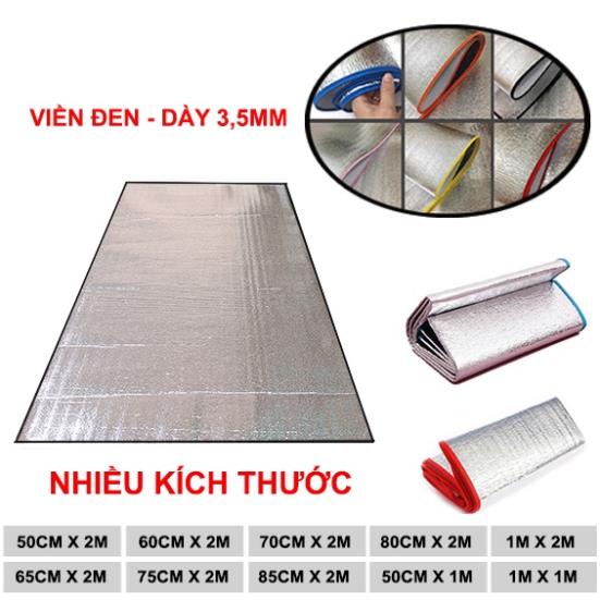 Chiếu ngủ trưa văn phòng cá nhân dày 3.5ly màu ĐEN ( chọn kích thước ) - thảm ngủ trưa cá nhân , thảm du lịch