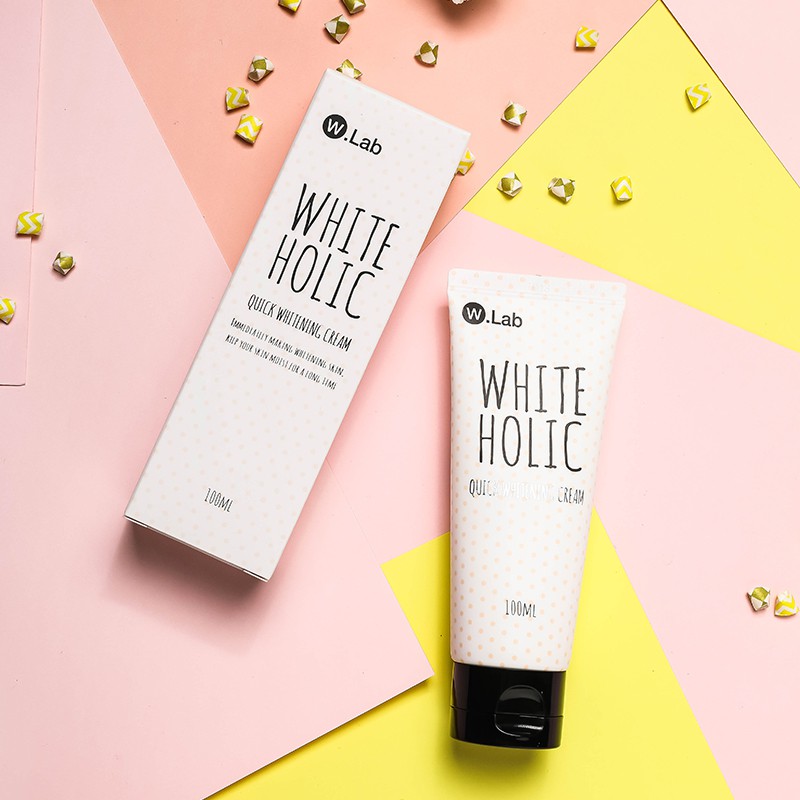 KEM DƯỠNG TRẮNG NÂNG TÔNG W.LAB WHITE HOLIC QUICK WHITENING CREAM