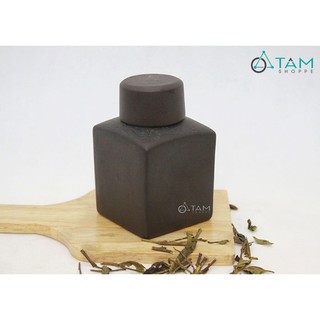 Hũ đựng trà gốm nâu đất TAN
