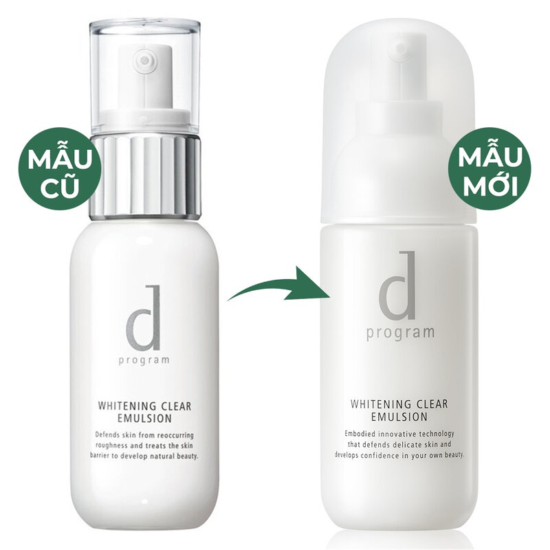 Sữa Dưỡng d program Whitening Clear Emulsion Dưỡng Sáng & Làm Dịu Da 100ml