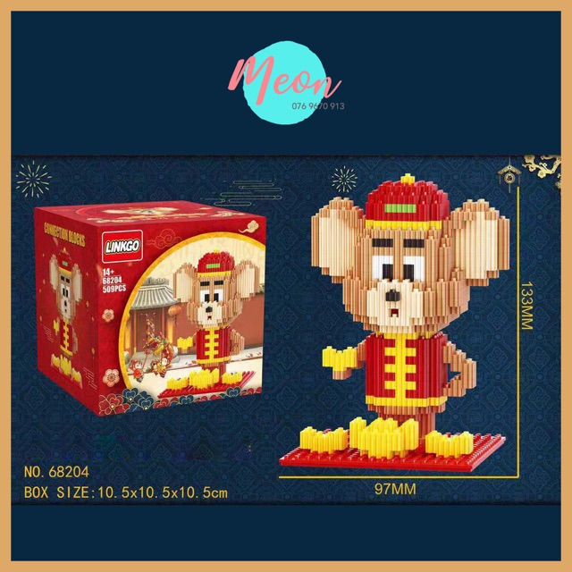 Xếp hình chuột Jerry - Miniblock Tom and Jerry