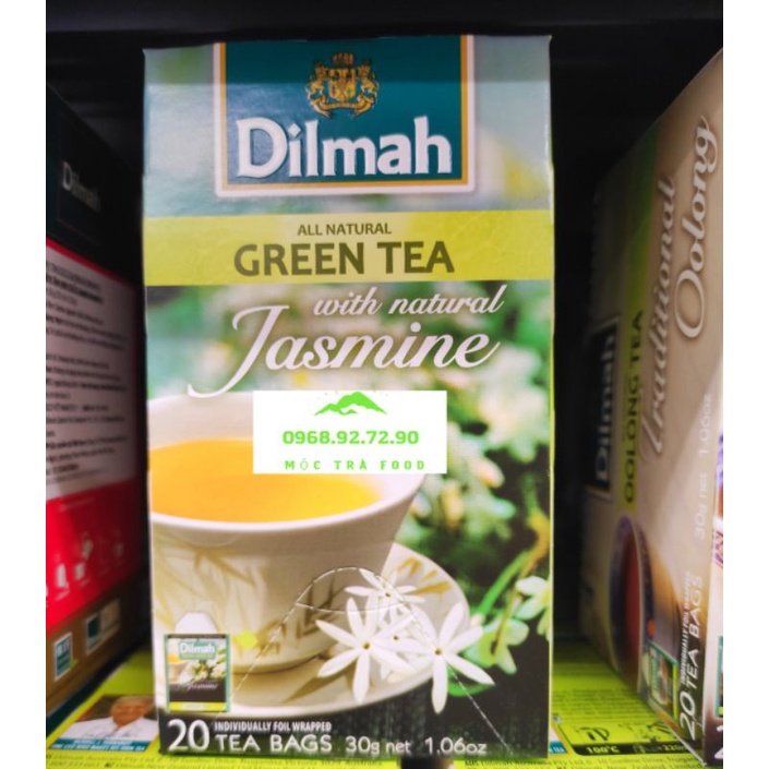 Trà Xanh Thượng Hạng Đồi Emerald Hộp 140 Gram Dilmah MỘC TRÀ AN NHIÊN