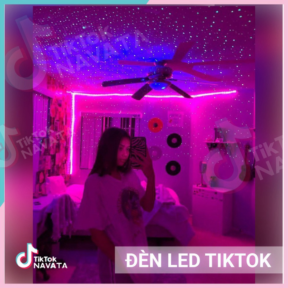 Đèn Led TikTok chuyên quay TikTok loại chuyển màu dài 5m, đèn trang trí những video triệu views của các hot TikToker