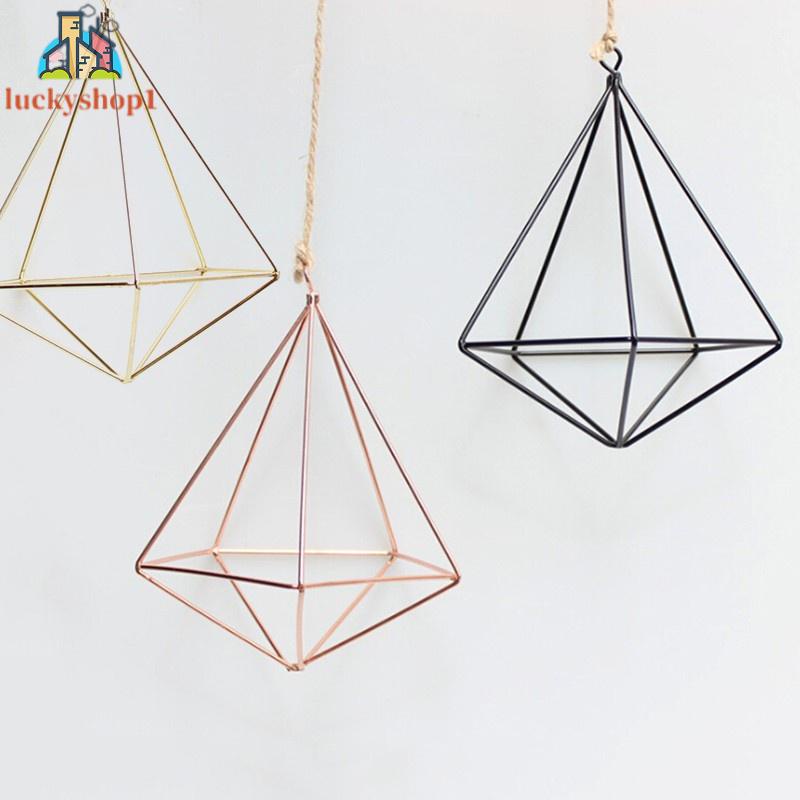 Giá Đỡ Chậu Hoa Gắn Tường Bằng Kim Loại Kiểu Dáng Hình Học Độc Đáo #An#44615#Wn12f8