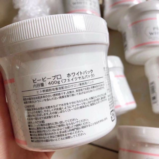 Mặt Nạ Ủ Trắng Da Bebe Pro Premium White Pack 400g | BigBuy360 - bigbuy360.vn