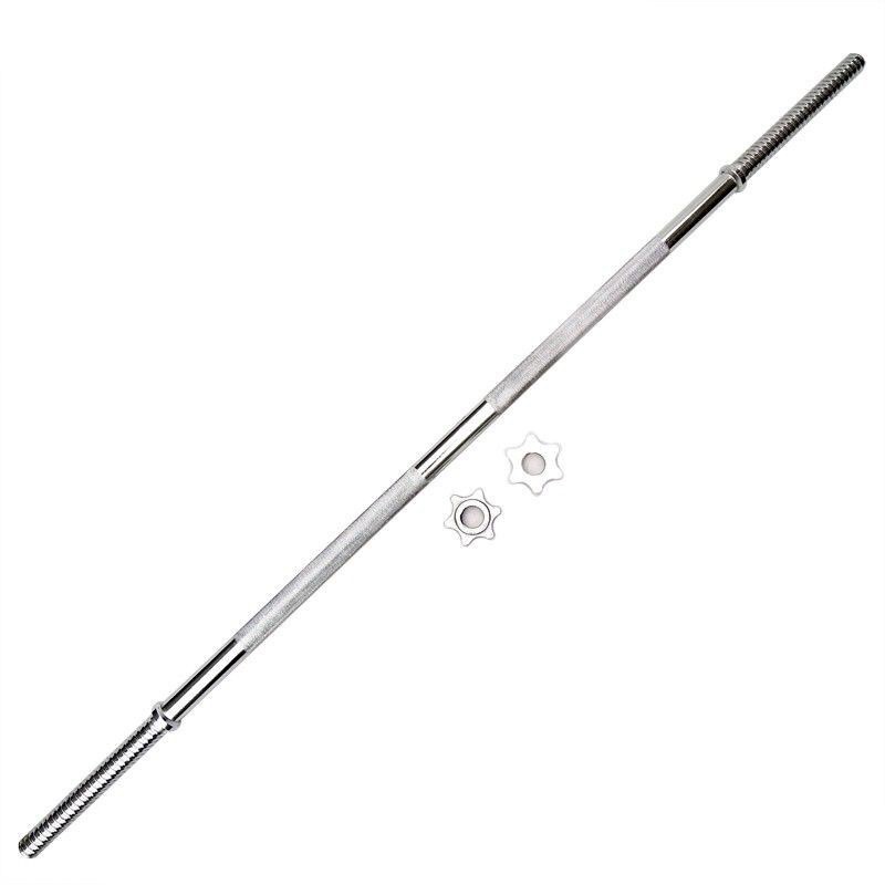 Thanh đòn đẩy tạ sắt mạ crom không rỉ phi 27 dài 1,2m 1,5m và 1,8m