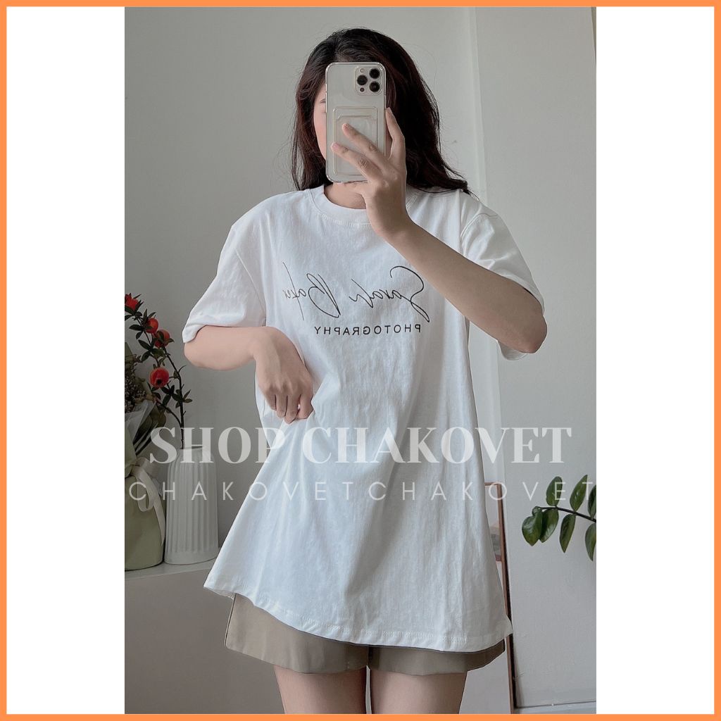 Áo thun tay lỡ Unisex A8241 Áo phông nam nữ Basic Tee oversize form rộng cực cá tính - CHAKOVET