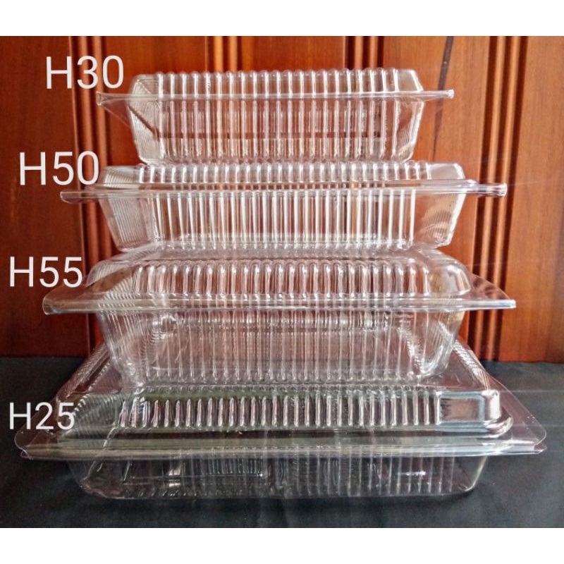 Hộp nhựa đựng thực phẩm dùng 1 lần | hiệu MT trong suốt