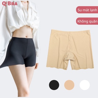 Quần lót mặc váy thun lạnh quần su mặc váy quần bảo hộ chống lộ hàng