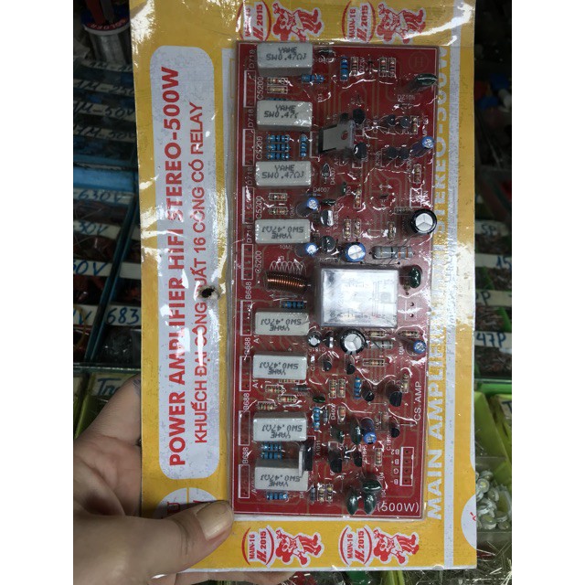 Mạch công suất 500w 8 sò